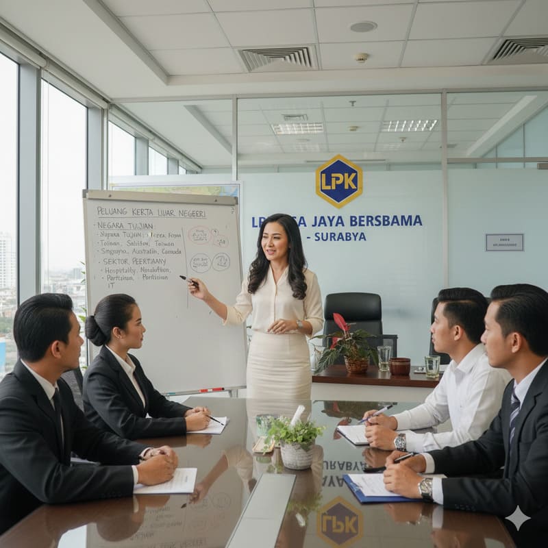 Agen Penyalur Tenaga Kerja Ke Luar Negeri Resmi di Surabaya