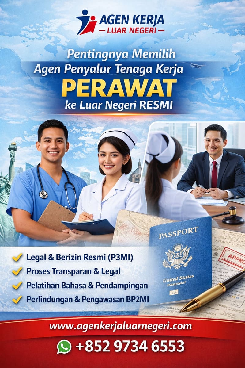 Agen Penyalur Tenaga Kerja Perawat Ke Luar Negeri Resmi